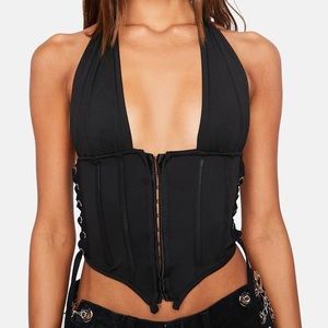 Nobody's Side Piece Crop Top